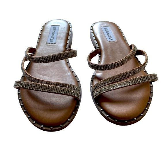 Steve Madden Loomi flat slide sandals new with tag size 8 - Picture 5 of 7